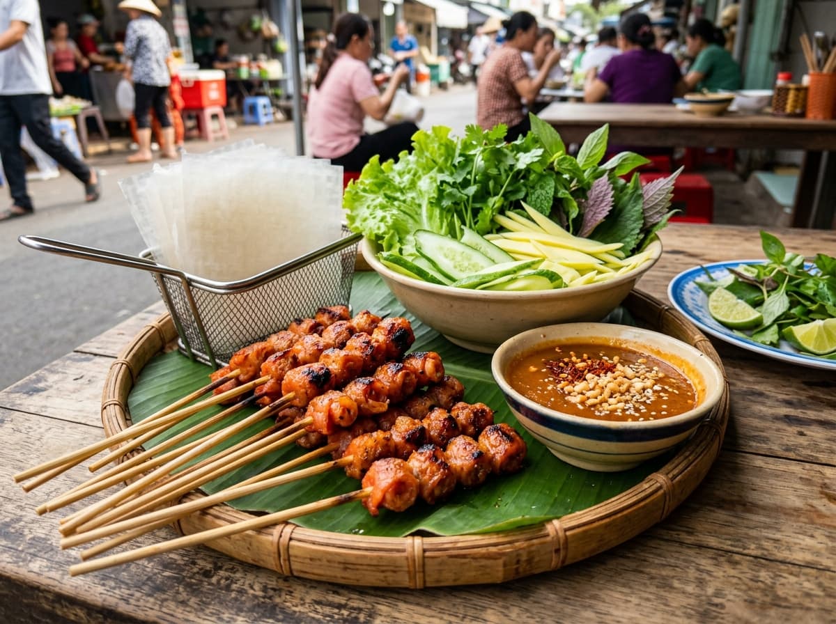 Chả lụi Hàm Tân